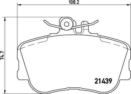 Magneti Marelli 363700406017 - Jarrupala, levyjarru inparts.fi