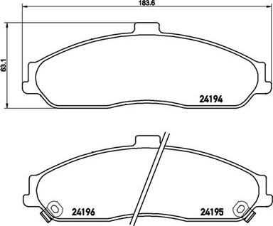 Magneti Marelli 363700410052 - Jarrupala, levyjarru inparts.fi