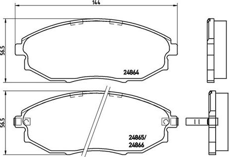 Magneti Marelli 363700410007 - Jarrupala, levyjarru inparts.fi