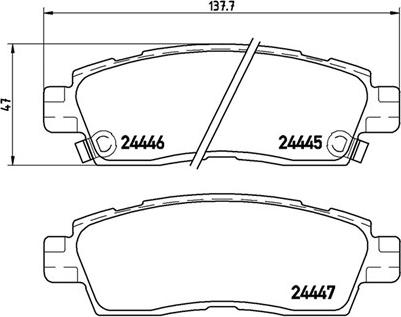 Magneti Marelli 363700410010 - Jarrupala, levyjarru inparts.fi