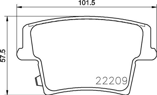 Chrysler 00K05142560AC - Jarrupala, levyjarru inparts.fi