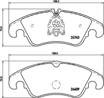 Magneti Marelli 363700485098 - Jarrupala, levyjarru inparts.fi