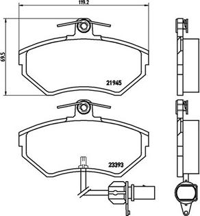 Magneti Marelli 363700485044 - Jarrupala, levyjarru inparts.fi