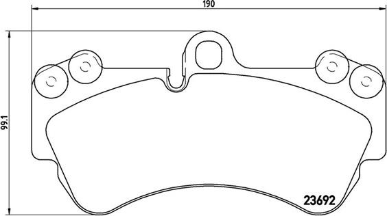 Magneti Marelli 363700485069 - Jarrupala, levyjarru inparts.fi