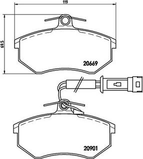 Magneti Marelli 363700485016 - Jarrupala, levyjarru inparts.fi