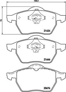 Magneti Marelli 363700485036 - Jarrupala, levyjarru inparts.fi