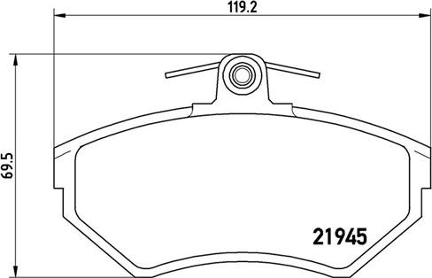 Magneti Marelli 363700485032 - Jarrupala, levyjarru inparts.fi