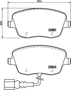 Magneti Marelli 363700485077 - Jarrupala, levyjarru inparts.fi