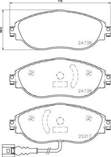 Magneti Marelli 363700585144 - Jarrupala, levyjarru inparts.fi