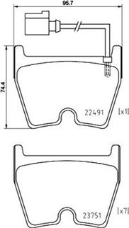 Magneti Marelli 363700585152 - Jarrupala, levyjarru inparts.fi