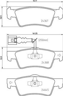 Magneti Marelli 363700485163 - Jarrupala, levyjarru inparts.fi