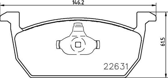 Magneti Marelli 363700485167 - Jarrupala, levyjarru inparts.fi