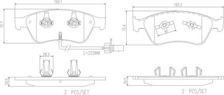 Magneti Marelli 363700485102 - Jarrupala, levyjarru inparts.fi