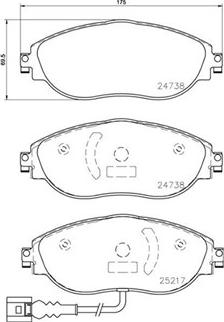 Magneti Marelli 363700485131 - Jarrupala, levyjarru inparts.fi