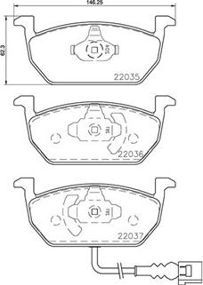 Magneti Marelli 363700485137 - Jarrupala, levyjarru inparts.fi