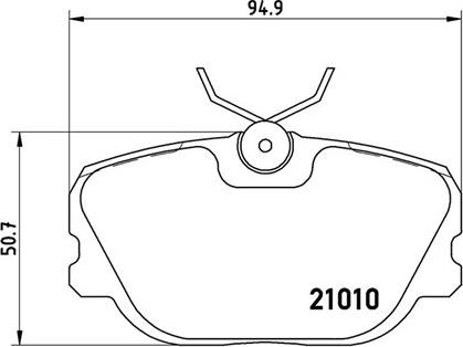 Magneti Marelli 363700486011 - Jarrupala, levyjarru inparts.fi