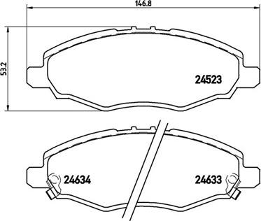 Magneti Marelli 363700483094 - Jarrupala, levyjarru inparts.fi