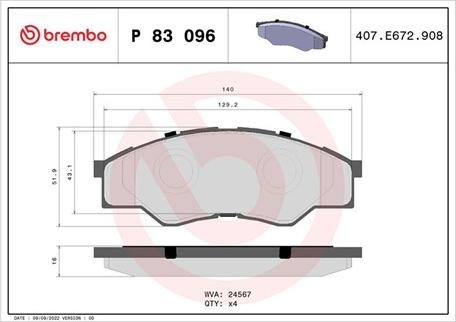 Magneti Marelli 363700483096 - Jarrupala, levyjarru inparts.fi