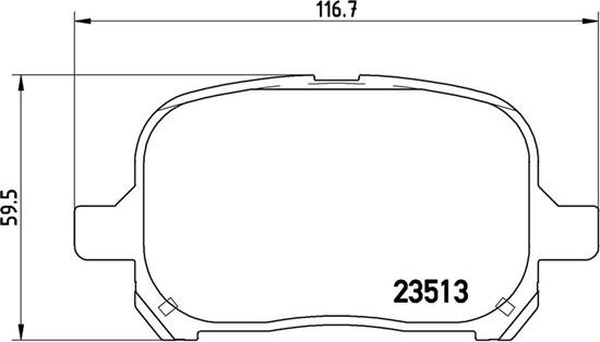 Magneti Marelli 363700483040 - Jarrupala, levyjarru inparts.fi