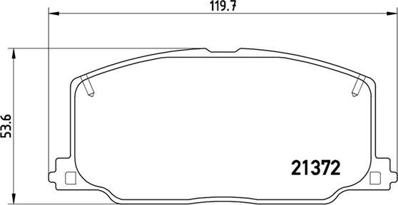 Magneti Marelli 363700483016 - Jarrupala, levyjarru inparts.fi