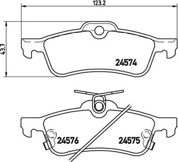 Magneti Marelli 363700483087 - Jarrupala, levyjarru inparts.fi