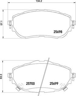 Magneti Marelli 363700483150 - Jarrupala, levyjarru inparts.fi