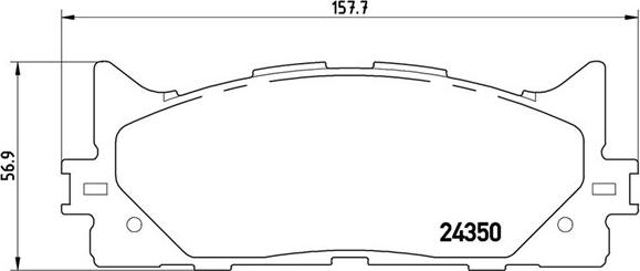 Magneti Marelli 363700483117 - Jarrupala, levyjarru inparts.fi