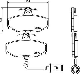 Magneti Marelli 363700436006 - Jarrupala, levyjarru inparts.fi