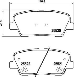 Magneti Marelli 363700430063 - Jarrupala, levyjarru inparts.fi