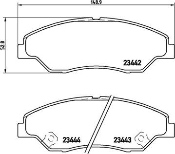 Magneti Marelli 363700430015 - Jarrupala, levyjarru inparts.fi