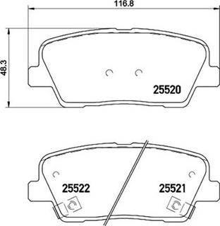 Magneti Marelli 363700430081 - Jarrupala, levyjarru inparts.fi