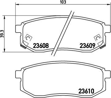 Magneti Marelli 363700430030 - Jarrupala, levyjarru inparts.fi