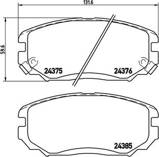 Magneti Marelli 363700430038 - Jarrupala, levyjarru inparts.fi