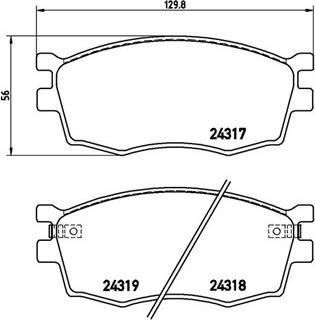 Magneti Marelli 363700430026 - Jarrupala, levyjarru inparts.fi