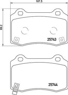 Magneti Marelli 363700430074 - Jarrupala, levyjarru inparts.fi