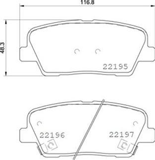 Magneti Marelli 363700430105 - Jarrupala, levyjarru inparts.fi