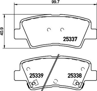 Magneti Marelli 363700430101 - Jarrupala, levyjarru inparts.fi