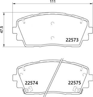 Magneti Marelli 363700430115 - Jarrupala, levyjarru inparts.fi