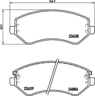 Magneti Marelli 363700437007 - Jarrupala, levyjarru inparts.fi