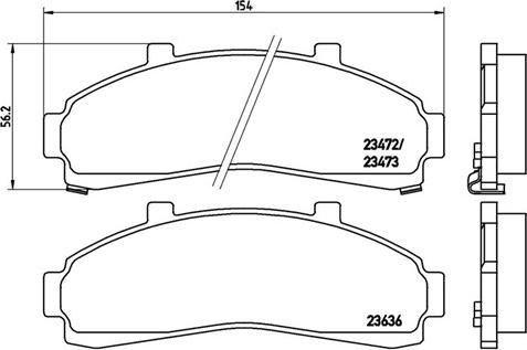 Magneti Marelli 363700424041 - Jarrupala, levyjarru inparts.fi