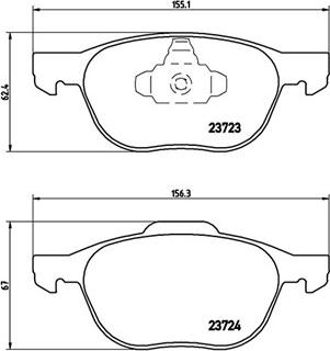 Magneti Marelli 363700424061 - Jarrupala, levyjarru inparts.fi