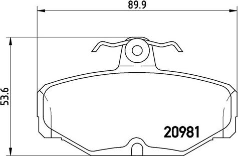 Magneti Marelli 363700424018 - Jarrupala, levyjarru inparts.fi