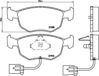 Magneti Marelli 363700424035 - Jarrupala, levyjarru inparts.fi