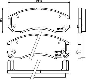 Magneti Marelli 363700424024 - Jarrupala, levyjarru inparts.fi