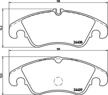 Magneti Marelli 363700424074 - Jarrupala, levyjarru inparts.fi