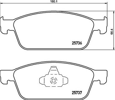 Magneti Marelli 363700424157 - Jarrupala, levyjarru inparts.fi