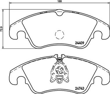 Magneti Marelli 363700424161 - Jarrupala, levyjarru inparts.fi