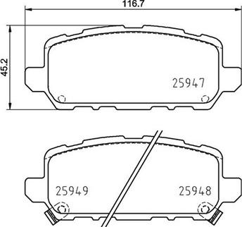 Magneti Marelli 363700428090 - Jarrupala, levyjarru inparts.fi