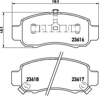 Magneti Marelli 363700428033 - Jarrupala, levyjarru inparts.fi