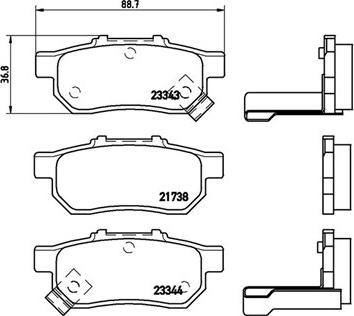 Magneti Marelli 363700428025 - Jarrupala, levyjarru inparts.fi